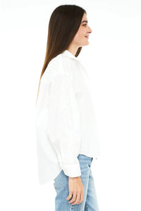 Sloane Oversized White Button Up