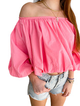 Sweetie Off the Shoulder Blouse Pink