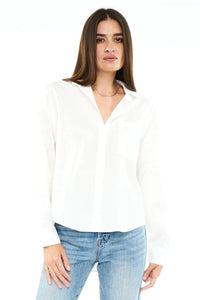 Sloane Oversized White Button Up